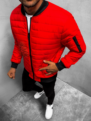 Men's Jacket - Red OZONEE JS/MY02Z 
