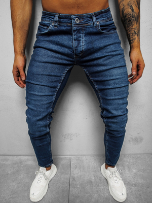 Men's Jeans - Navy blue OZONEE E/1204SP