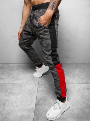 Men's Sweatpants - Black OZONEE JS/K60018Z