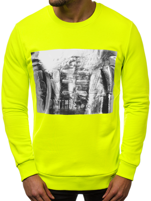 Men's Sweatshirt - Green OZONEE B/56027