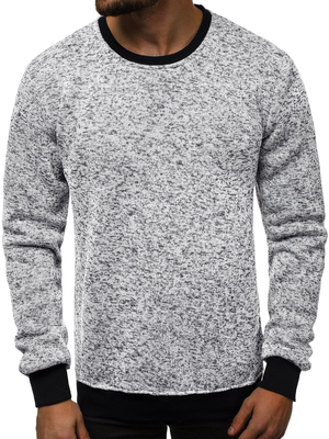 Men's Sweatshirt - Grey OZONEE JS/22058