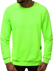 Men's Sweatshirt - green neon OZONEE B/171715 