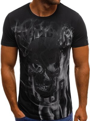 Men's T-Shirt - Black OZONEE MECH/2074T