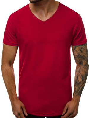 Men's T-Shirt - Burgundy OZONEE O/2309