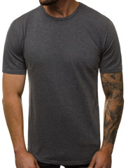 Men's T-Shirt - Dark grey  OZONEE B/181227 