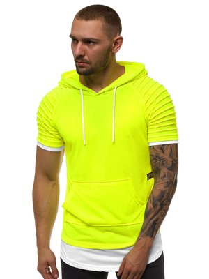 Men's T-Shirt - Yellow-neon OZONEE A/1186X 