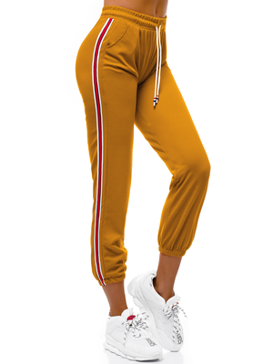 Women's Sweatpants - Camel OZONEE JS/1020/A10/B