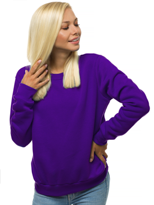 Women's Sweatshirt  - Violet OZONEE JS/W01Z