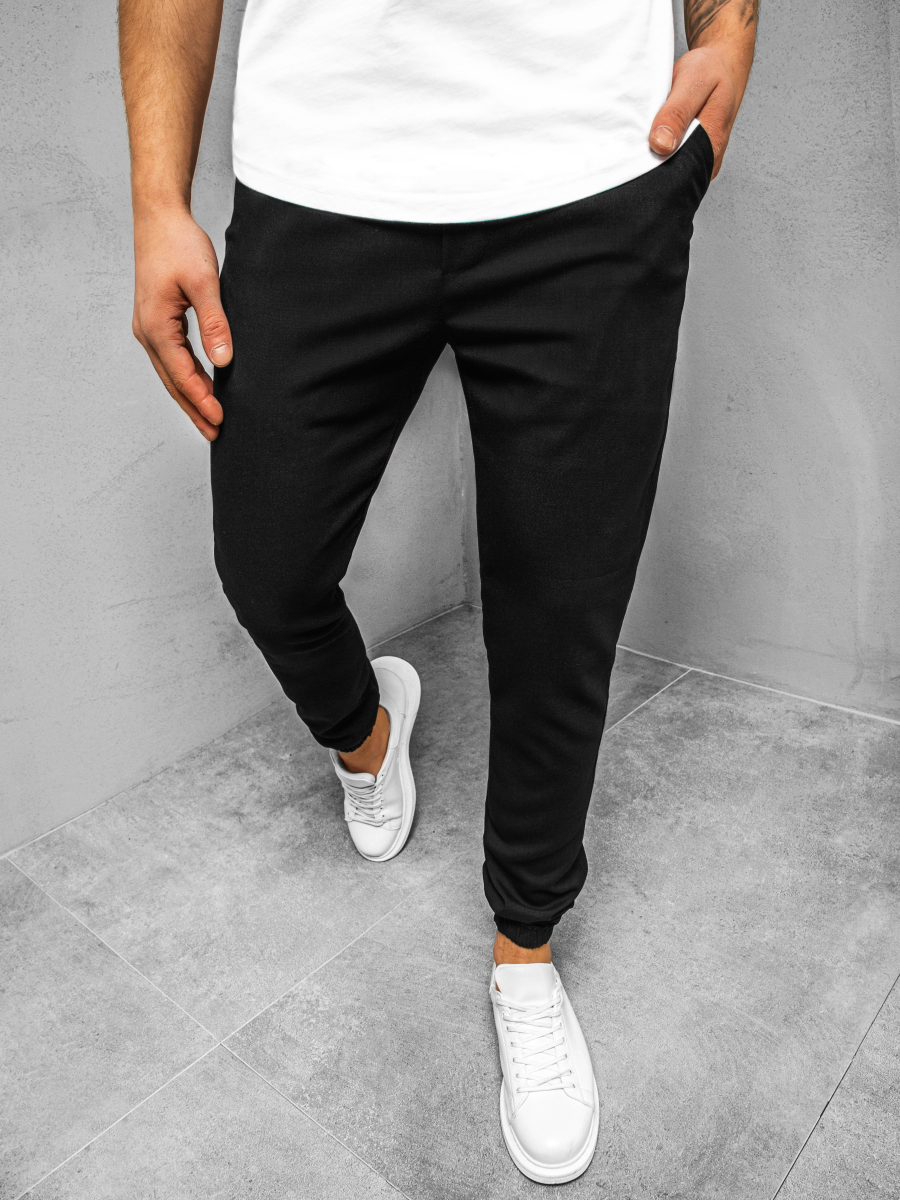 chinos with black sneakers