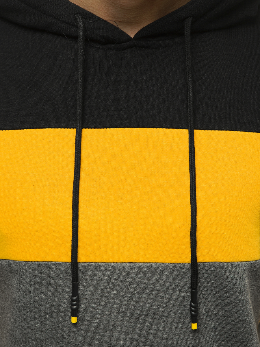 yellow and black mens hoodie