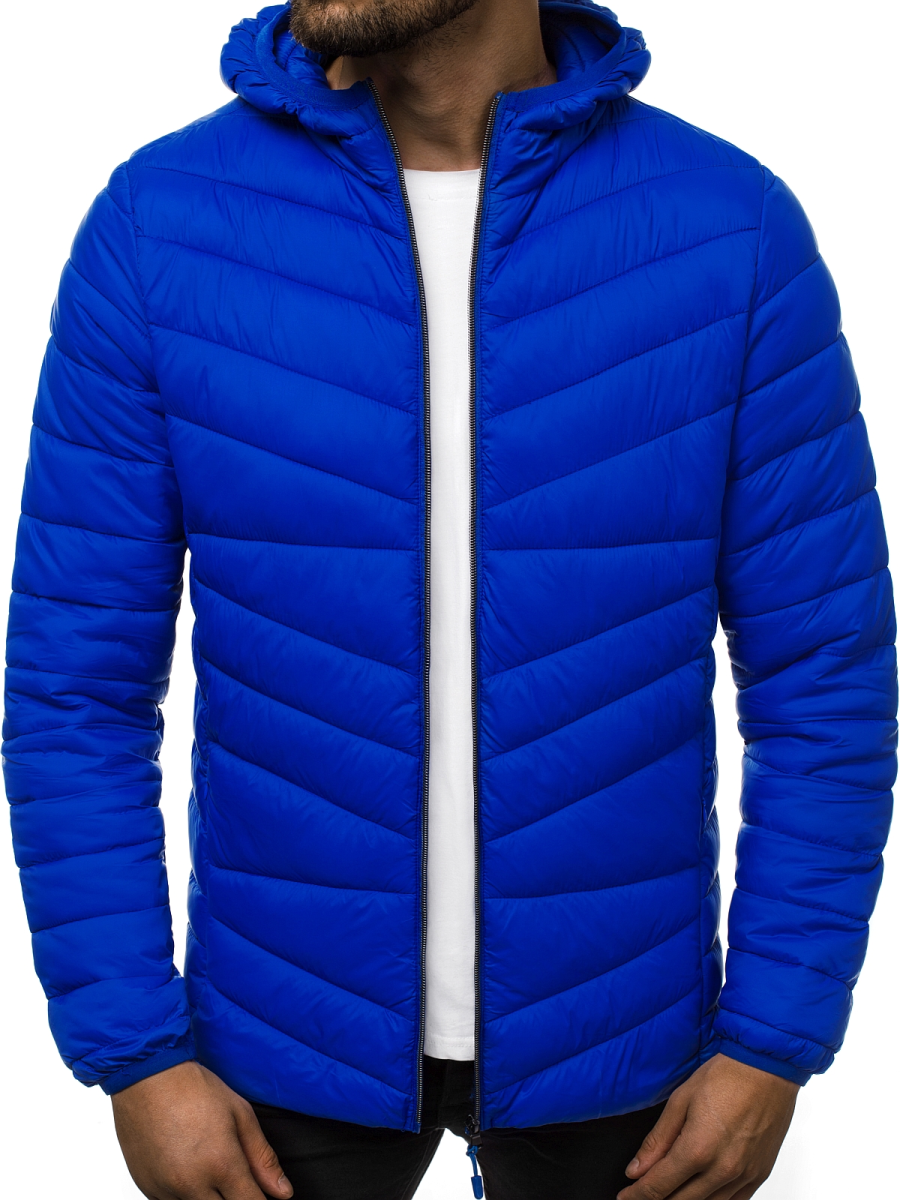 Men's Jacket - Blue OZONEE JS/LY20 - Men's Clothing | Ozonee