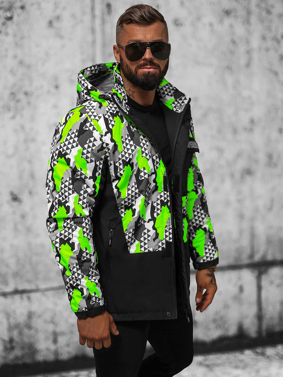 Green camo jacket clearance mens