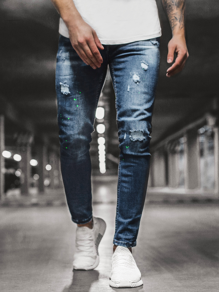 Men S Jeans Blue Ozonee G 1092 Men S Clothing Ozonee