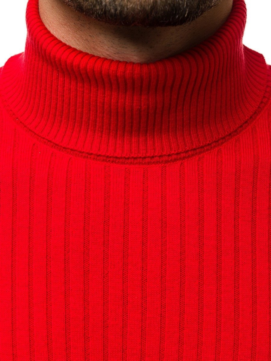 red golf jumper