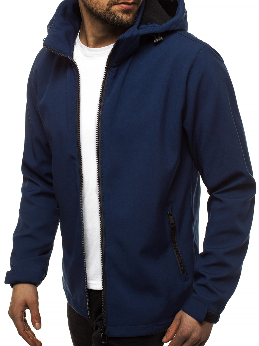 Men's Softshell Jacket - Navy blue OZONEE JS/56008 - Men's Clothing ...