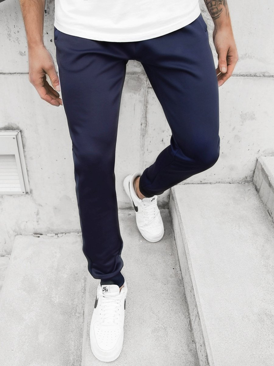 Men's Sweatpants Navy blue OZONEE JS/JK99111Z Men's Clothing Ozonee