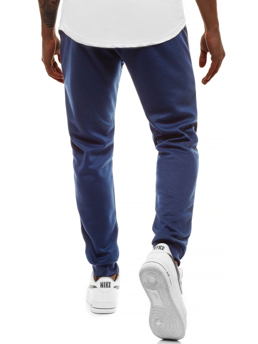Men's Sweatpants - Navy blue OZONEE JS/JZ11015 - Men's Clothing | Ozonee