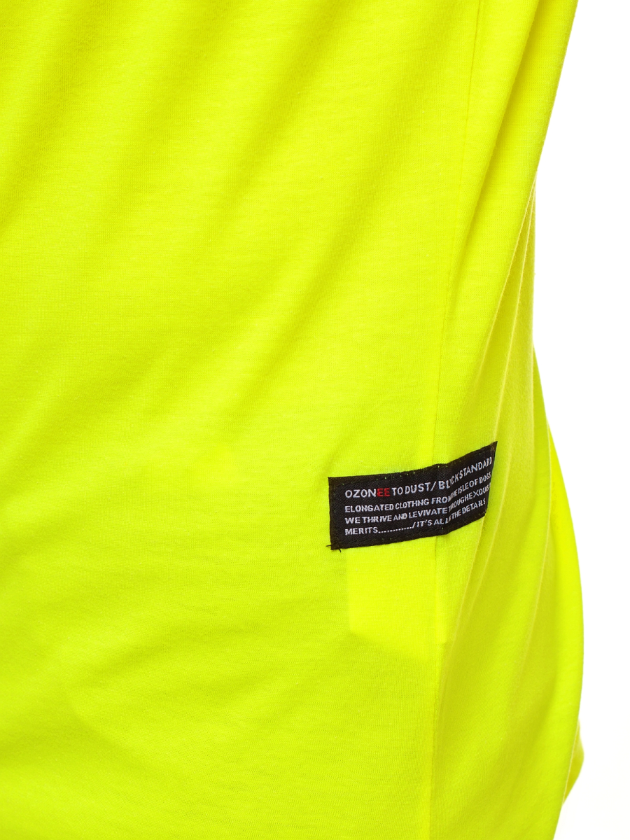 Men's Tank Top - Yellow-neon OZONEE O/1205X - Men's Clothing | Ozonee