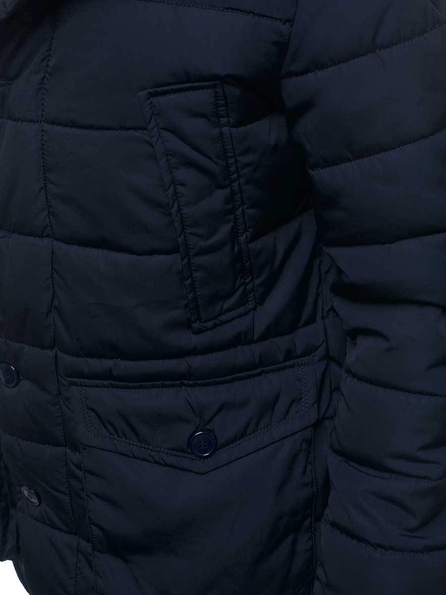 Men's Winter Jacket Navy blue OZONEE JD/361Z Men's Clothing Ozonee