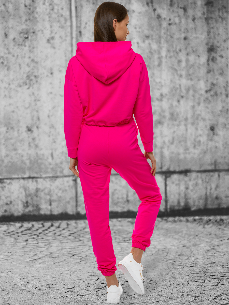 Pink 2024 tracksuit womens