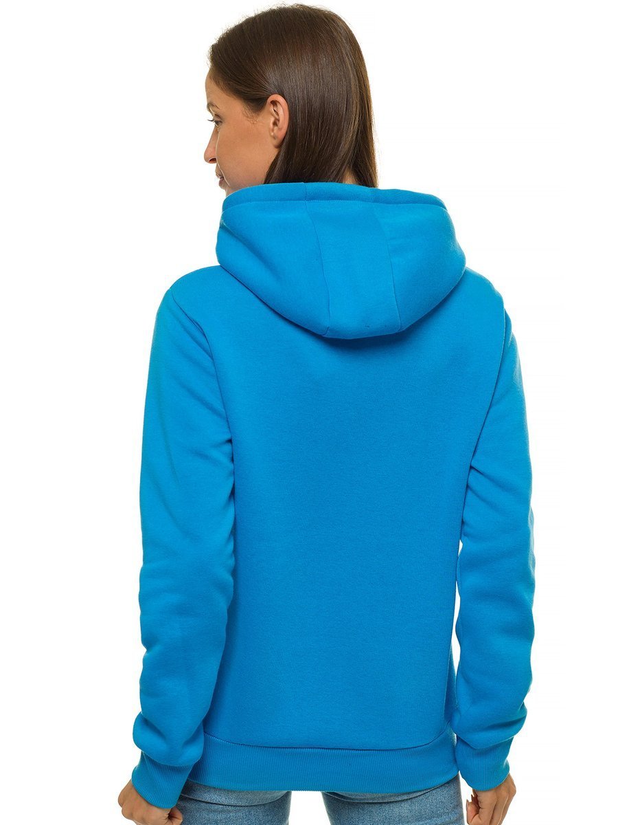 Women's Hoodie - Light Blue OZONEE JS/W02Z - Men's Clothing