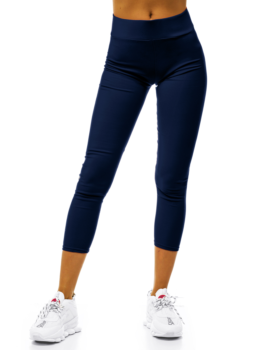 Women's Leggings Navy blue OZONEE JS/YW01053/A4 Men's Clothing Ozonee