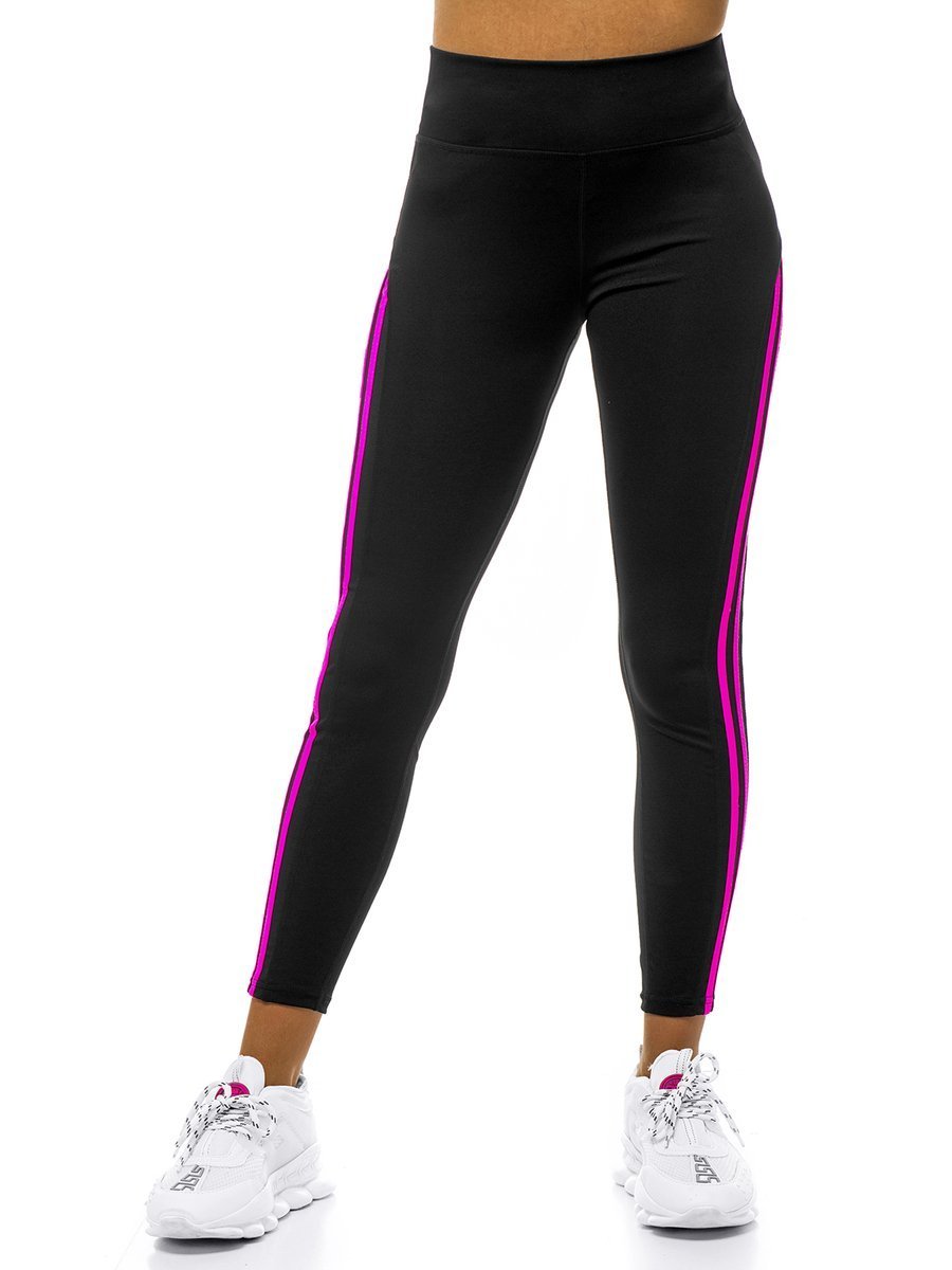 Women's Leggings - black- pink OZONEE JS/YW06044/1/20 - Men's Clothing ...