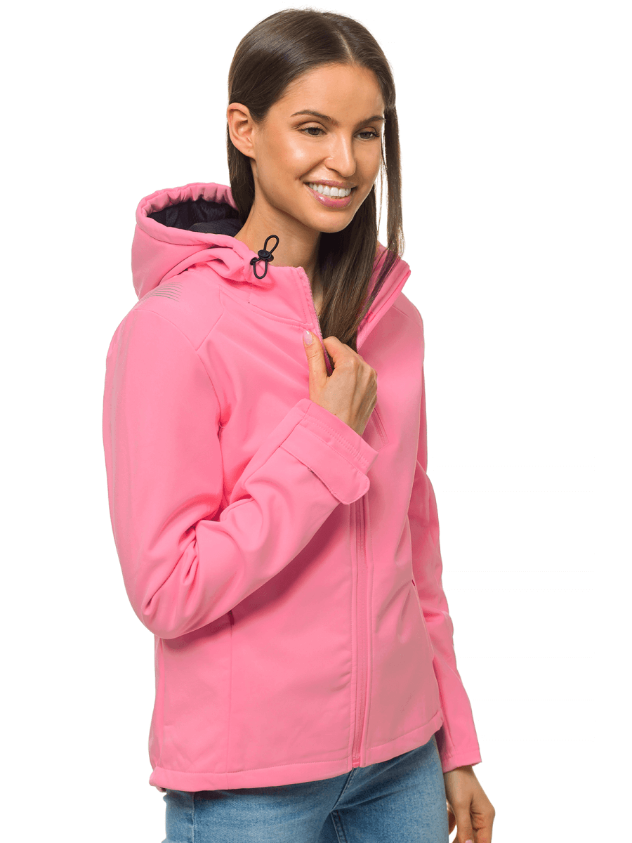 Women's Softshell Jacket Light Pink OZONEE JS/KSW6003 Men's
