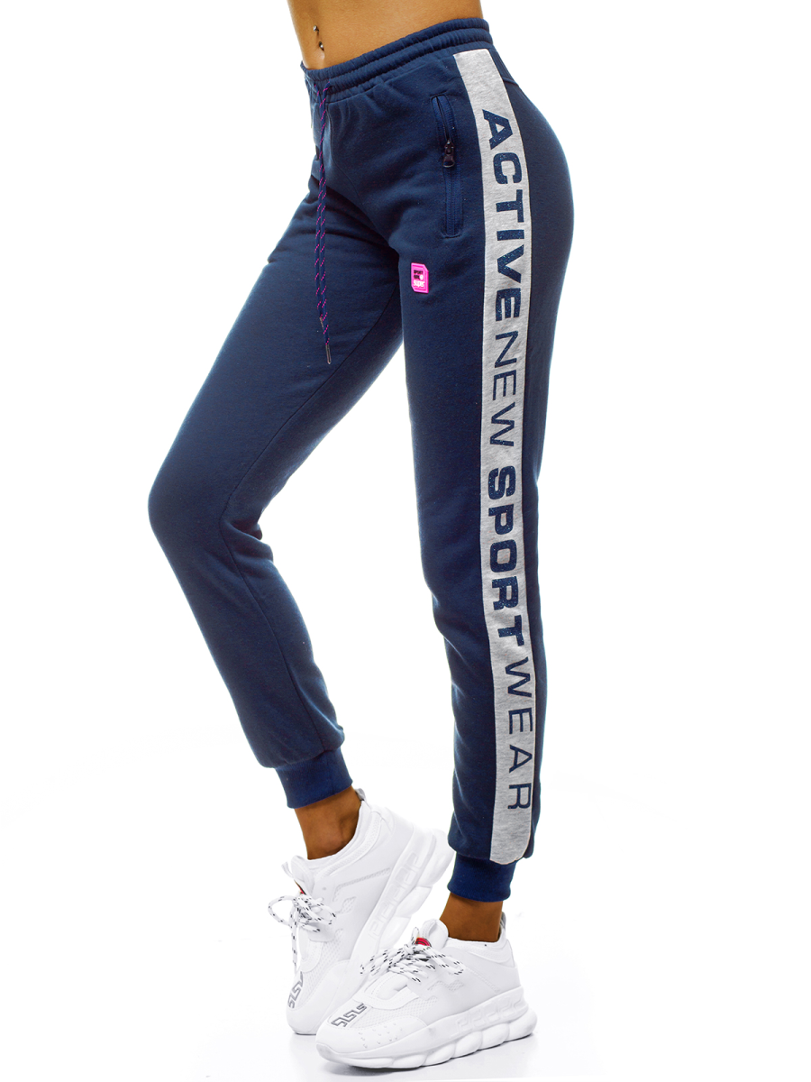 Women's Sweatpants Navy blue OZONEE JS/KSW5005 Men's Clothing Ozonee