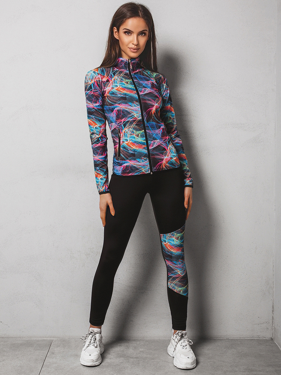 womens colourful tracksuit