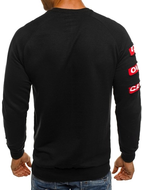 ATHLETIC 0888B Men's Sweatshirt - Black