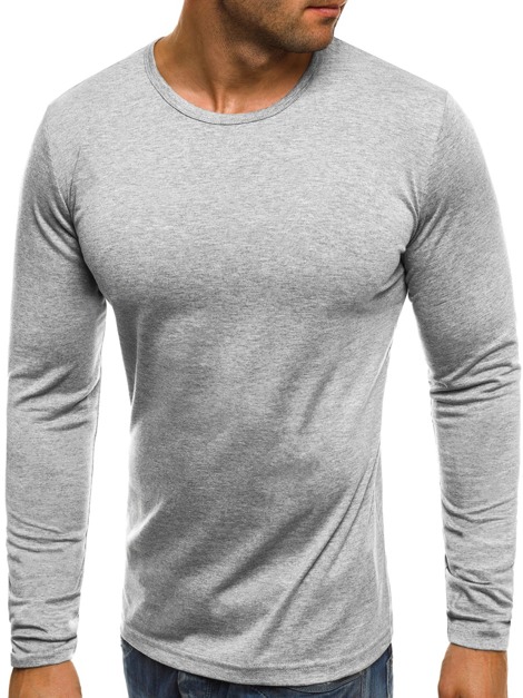 J.STYLE 712099 Men's Long Sleeve T-Shirt - Grey