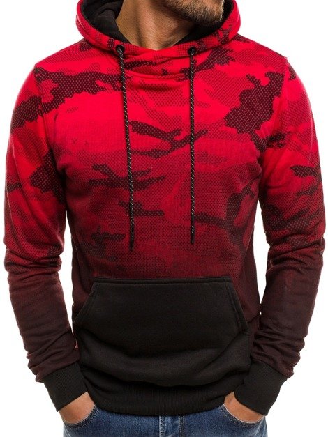 J.STYLE DD130-10 Men's Sweatshirt - Red