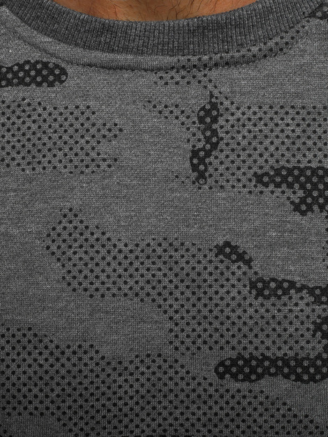 J.STYLE DD131-20 Men's Sweatshirt - Dark grey