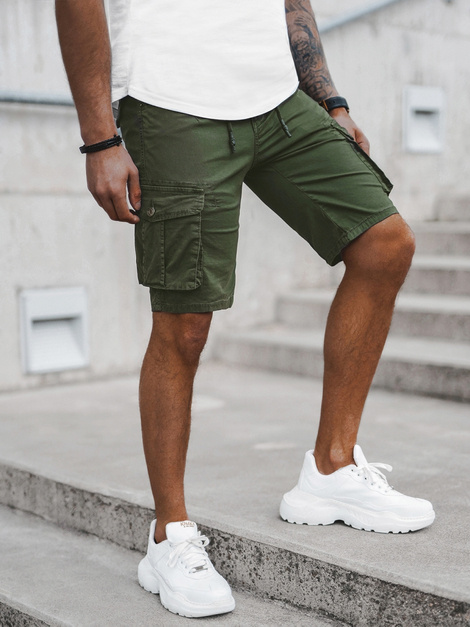 Men's Chino Shorts Green OZONEE T/BB70011/3