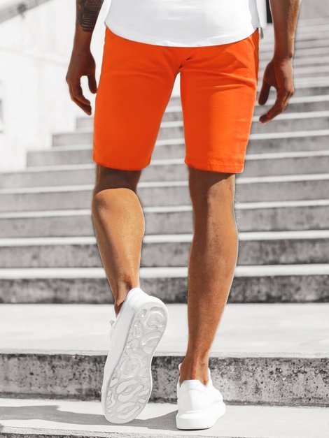 Men's Chino Shorts - Orange OZONEE OZONEE JB/JP1142