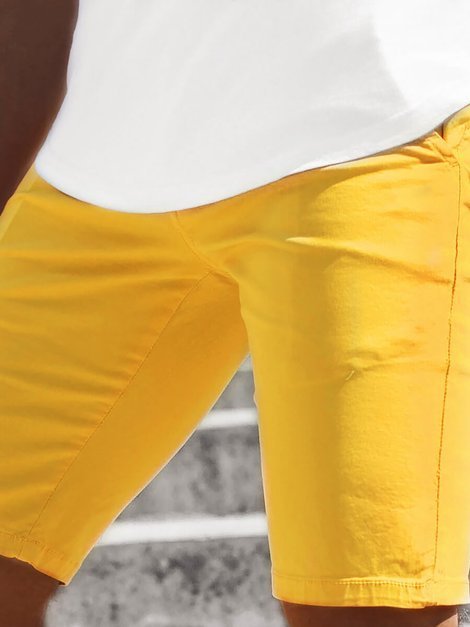 Men's Chino Shorts - Yellow OZONEE OZONEE JB/JP1142