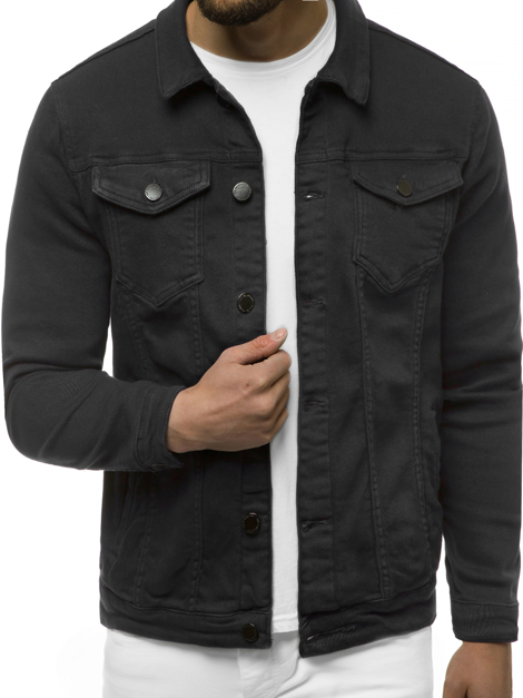 Men's Denim Jacket - Black OZONEE G/620