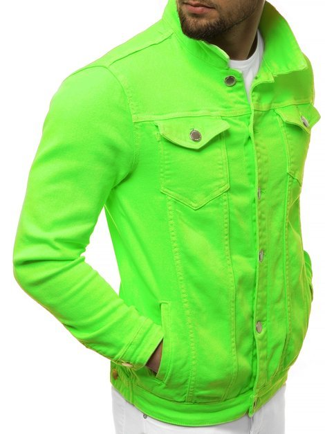 Men's Denim Jacket - Green OZONEE G/620