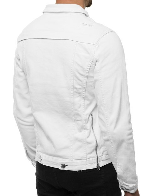 Men's Denim Jacket - White OZONEE G/602