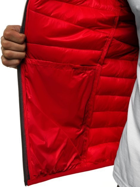 Men's Jacket - Red OZONEE JB/JP1139