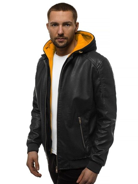 Men's Jacket - black-yellow OZONEE N/6132Z