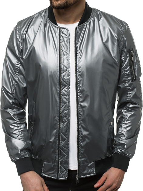 Men's Jacket - silver OZONEE N/6147