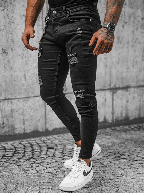 Men's Jeans - Black OZONEE E/5389/02