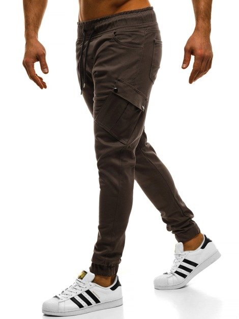 Men's Joggers - Brown OZONEE A/0853 