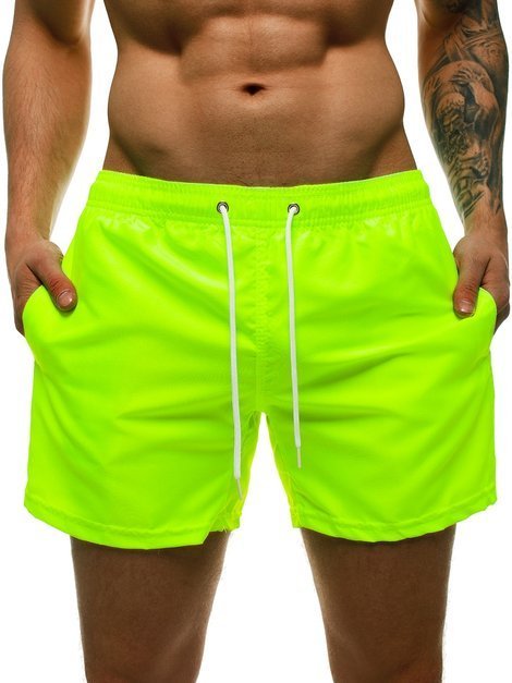 Men's Shorts - Yellow-neon OZONEE ST002-10