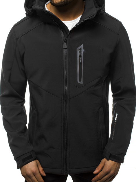 Men's Softshell Jacket - black OZONEE GE/12259