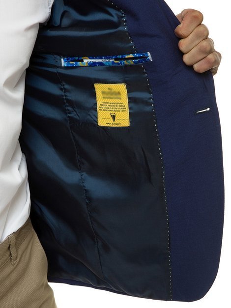 Men's Suit Jacket - Navy blue OZONEE H/878