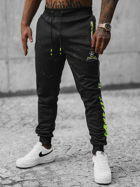 Men's Sweatpants - Black OZONEE JS/K10232Z