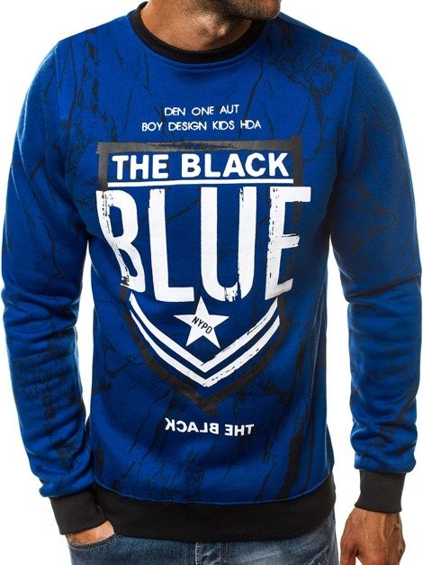Men's Sweatshirt - Blue OZONEE JS/DD260
